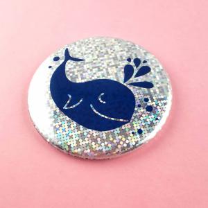 Magnet paillettes Baleine