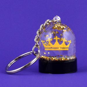 Porte-clés boule à neige La couronne