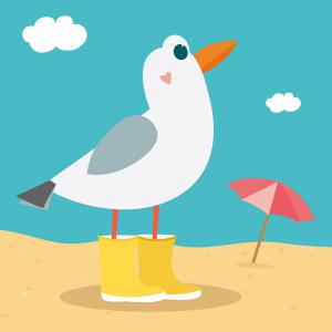 Illustration La mouette