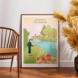 Réalisation pour l'office de Sud Ardennes, affiches