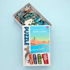 Réalisation pour l'office de tourisme de Perros Guirec, puzzles