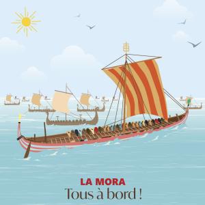 Illustration imaginée pour l'Association La Mora - Guillaume le Conquérant, un nouveau site touristique à Honfleur,