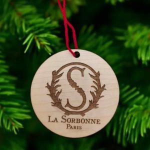 boule de Noël en bois