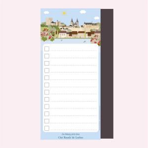 To do list, effaçable et aimantée 9.5x21 cm